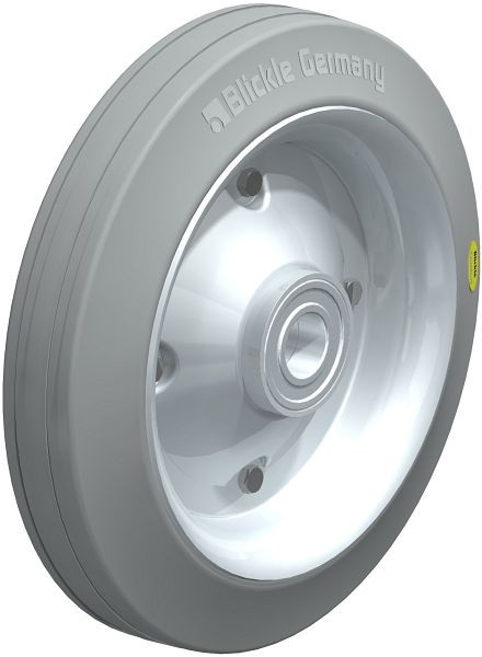 Blickle RD 250/25K-VLI Rad aus Zweikomponenten-Vollgummi, Grau, 345165