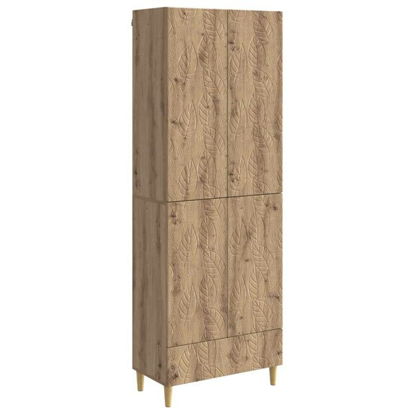 vidaXL Schrankset 2-teilig Artisan-Eiche Holzwerkstoff, 3416699
