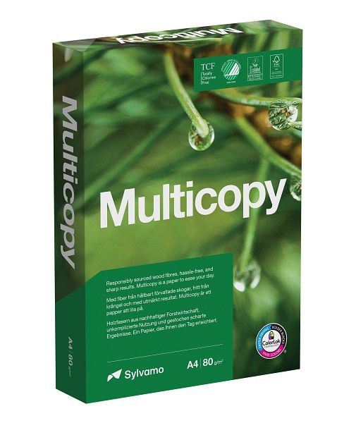 MultiCopy Premiumpapier - A4, 90 g/qm, hochweiß, 500 Blatt, 663845