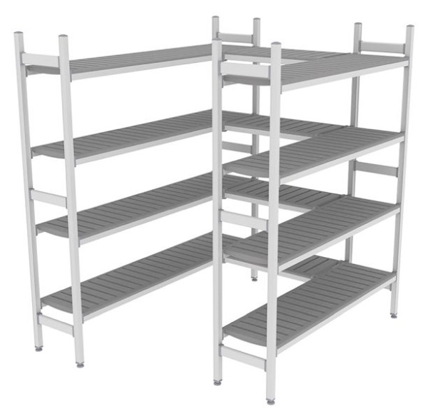 NordCap Regalsystem Z 170-260 / 174-264, 1675 / 700 / 1375 x 375 x 1850 mm, 528901010