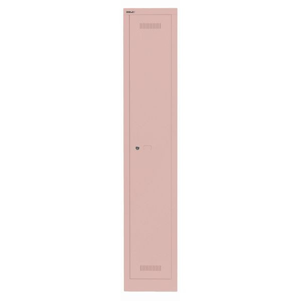 Bisley Garderobenschrank Monobloc™, 1 Abteil, 1 Fach, 620 pastellpink, ML03S1620