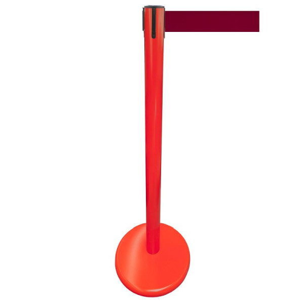 Stein HGS Personenleitsystem -P-LINE Future-, Metall/ rot, burgunder, mit Sicherheitsverschluss (selbstlösend), 12794-1503