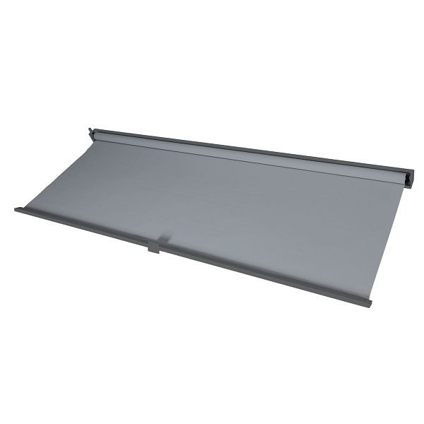 Mendler Seitenwand für Pergola HWC-L41, Pavillon Rollo Ersatzseitenwand, Stoff/Textil 3x3m, anthrazit, 98787
