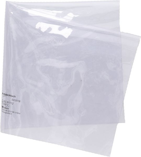 KS Tools Abdecktuch mit Schutzisolierung, transparent, 50-Meter-Rolle, 117.2311