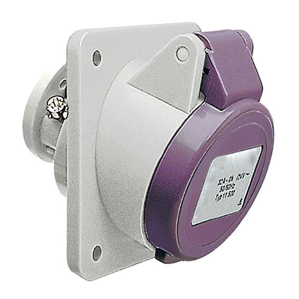 ELSPRO CEE-Einbausteckdose 3polig/32A/24V/12h/schräg, AD2433S