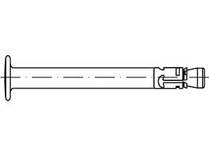 ART 88546 FISCHER-Nagelanker mit Nagelkopf FNA II 6 x 25/ 5 VE=S (100 Stück)