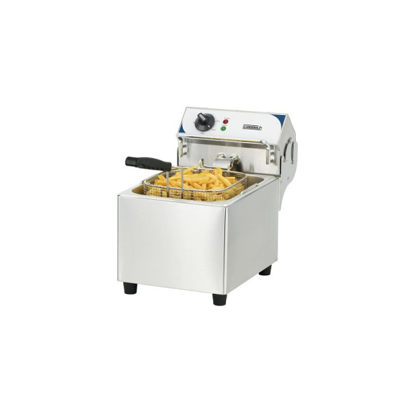 Casselin Fritteuse 7L mit Ablasshahn, L 275 x T 518 x H 455 mm, CFE7B