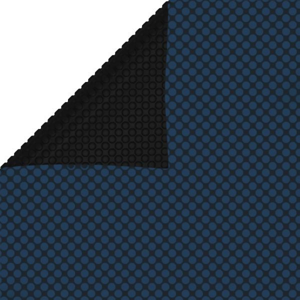 vidaXL Treibende Pool-Solarplane PE 600x300 cm Schwarz und Blau, 92987