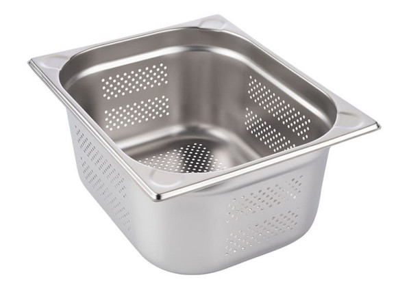 APS GN 2/3 Behälter, perforiert, 32,5 x 35,4 cm, Tiefe: 65 mm, Edelstahl, 5,5 Liter, 81905