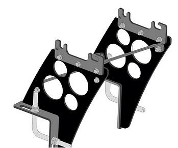 Lehner Universalhalterung VENTO® für Vierkantrohr, 73448