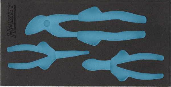 Hazet 2-Komponenten Weichschaum-Einlage, für 163-269/3, Abmessungen / Länge: 342 mm x 172 mm, 163-269L