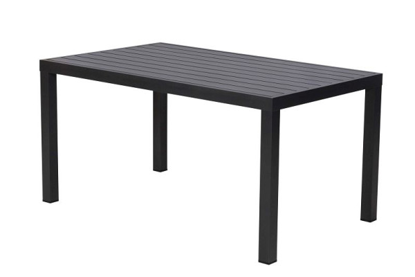 Merxx Tisch 150 x 90 cm, Tischplatte aus Aluminium, Aluminium, 21653-217