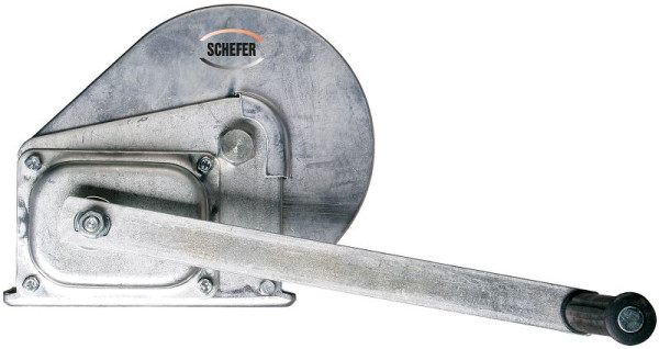 Schefer Konsolenseilwinde aus Edelstahl Tragfähigkeit 1. Lage 1000 kg, 2012511KWE100