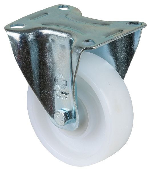 BS Rollen Transportrolle, Bockrolle, Rad-Breite 32 mm, Rad-Ø 100 mm, Tragfähigkeit 160 kg, Kugellager, VE: 2 Stück, L410.B15.101