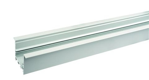 rutec Aluminiumprofil Kragen 35/35K weiß 2 Meter, 65926