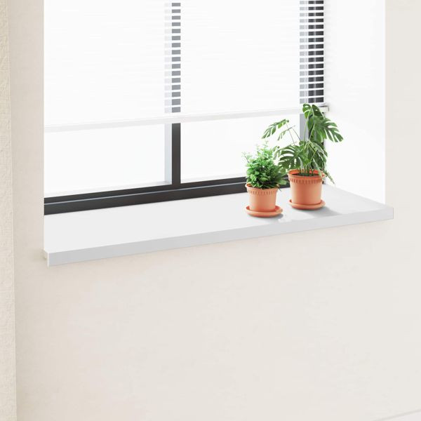 vidaXL Fensterbank Weiß 160 x 50 x 4,5 cm PVC, 42022182