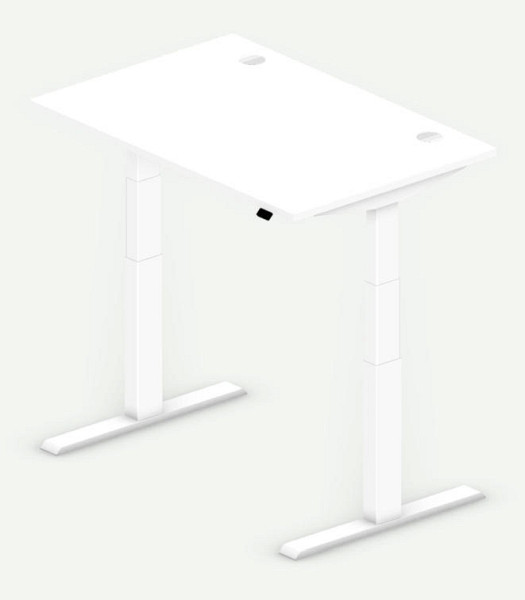 Deskin Sitz-/ Stehtisch Comfort MULTI M, Dekor weiß, B 1200 x T 800 x H 640-1300 mm, 281844