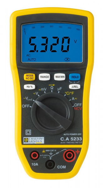 Chauvin Arnoux C.A 5233, Multimeter, TRMS, P01196733