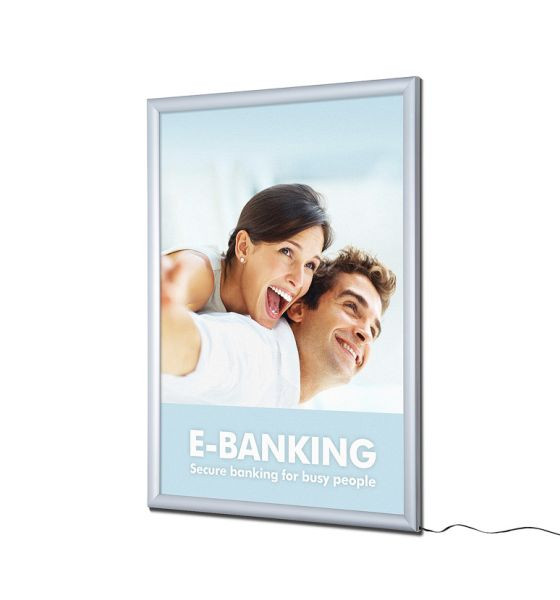 Showdown Displays LED-Leuchtrahmen, DIN A1, Jednostranna, PLEDA1G30