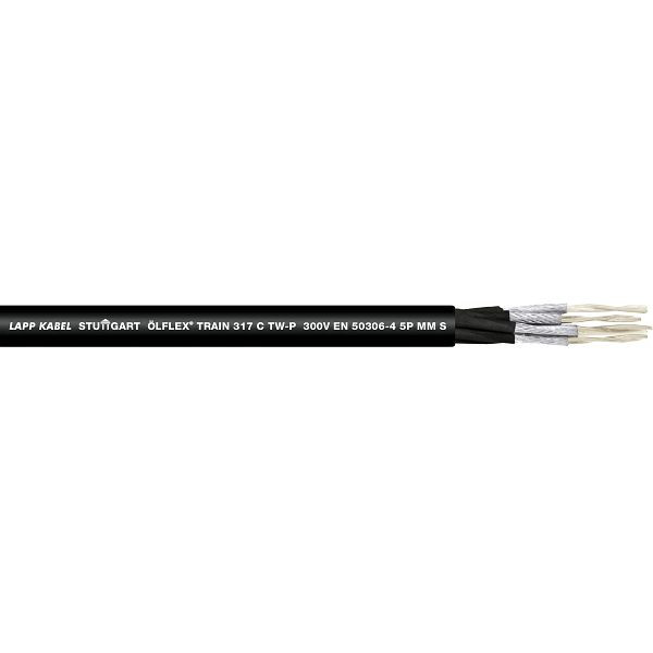 LAPP Bahnleitung ÖLFLEX® Train 317 C TW-P 300V 4X(2X1,5), VE: 100 Meter, 15317014/100