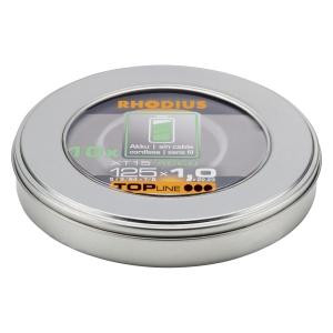 Rhodius TOPline XT15 ACCU BOX Extradünne Trennscheibe, Durchmesser [mm]: 125, Stärke [mm]: 1, Bohrung [mm]: 22.23, VE: 10 Stück, 210248