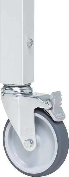 RAU Rollensatz mit Expanderbefestigung, 6 Lenkrollen mit Feststeller, 09-RS125EP-6LF