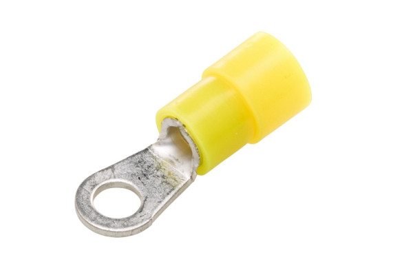 HELLA Leitungsverbinder, gelb, von: 4.0mm², bis: 6.0mm², Ringverbinder, Bohrung-Ø: 4.3mm, 8KW 178 042-202