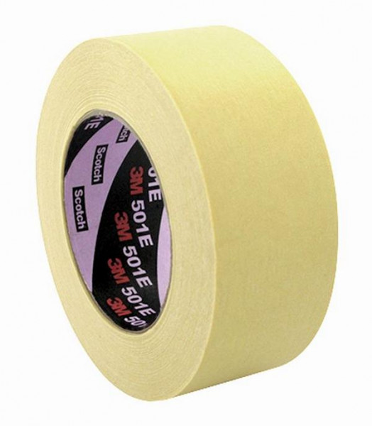 3M Kreppklebeband 501E, beige, 50 m x 72 mm, VE: 12 Rollen, 7100042982