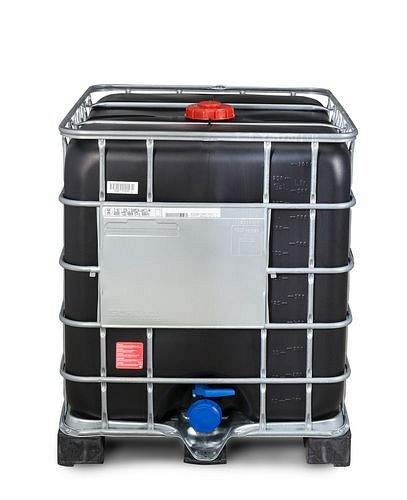 DENIOS Recobulk IBC Gefahrgut-Container, UV, PE, 1000 l, Öffnung NW150, Auslauf NW80, 266203