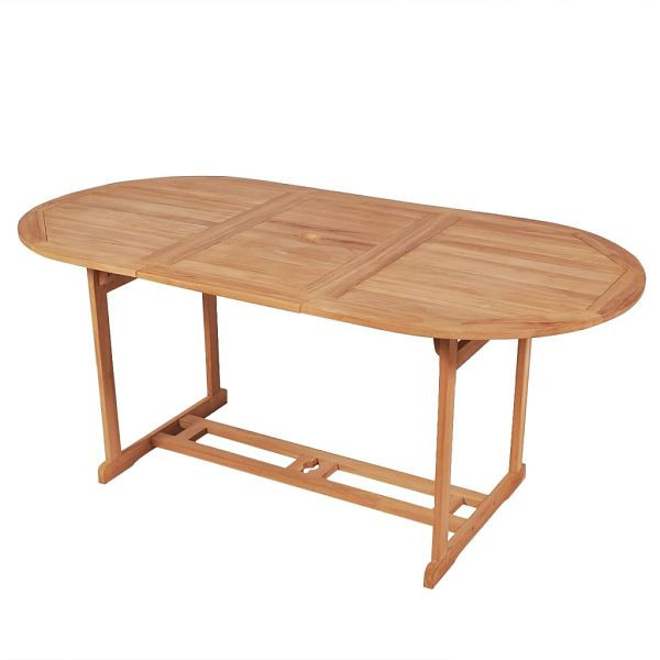 vidaXL Gartentish 180x90x75 cm Teak Massivholz, 43030