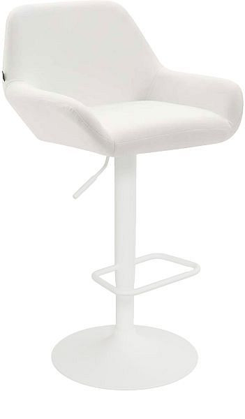 CLP Barhocker Detmold Kunstleder, weiß, 320968, 4251756479565