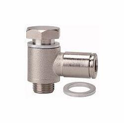 Riegler L-Steckverschraubung mit Außensechskant, Außengewinde zylindrisch mit O-Ring (FKM), 108950