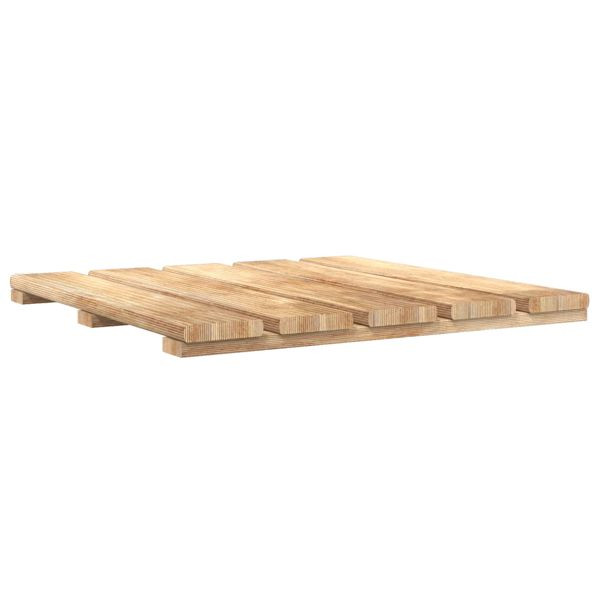 vidaXL Terrassenfliese 18-teilig Braun 50 x 50 cm, 3444824