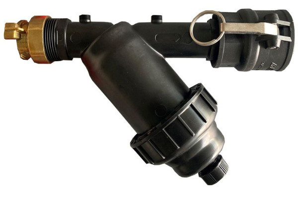 Ebinger Vorfilter mit Anschlüssen (für Wasserentnahme aus Brunnen), mit MS-Schnellkupplung für E-Rain, 5.001.016