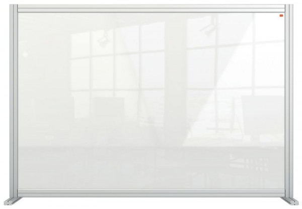 Nobo Premium Plus Schreibtisch-Trennwand aus Acryl 140x100cm, 1915490