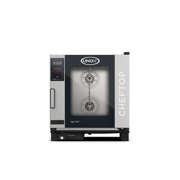 UNOX CHEFTOP MIND.Maps ONE Professioneller Countertop-Ofen 7 Einschübe GN 1/1 Elektrisch Türöffnung links, XEVC-0711-E1LM