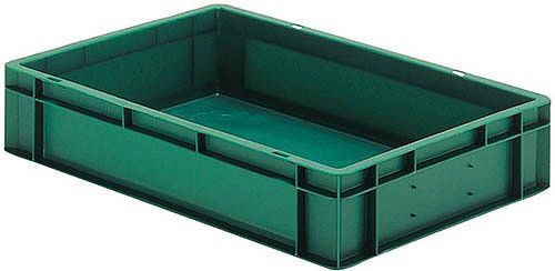 Bedrunka+Hirth Transport-Stapelkästen, grau, Maße in mm (BxTxH): 400 x 600 x 175, 072170205