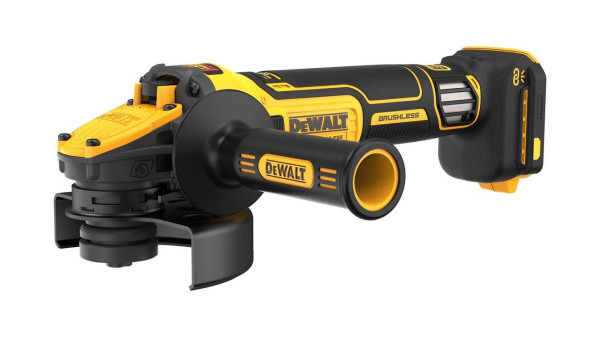 DeWalt 18 Volt Akku-Winkelschleifer (125 mm) mit regulierbarer Drehzahl - Basisversion, DCG409VSNT-XJ