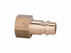 Riegler Nippel für Kupplungen NW 7,2 - NW 7,8, Messing blank, Innengewinde, 107242