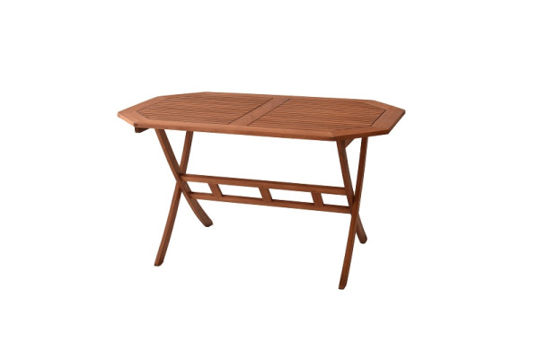 Merxx Borkum Klapptisch, rechteckig, 135 x 85 cm, FSC Eukalyptusholz, 40002-011