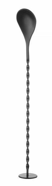 Bar up Barlöffel mit Stößel Schwarz, 280x35mm, pulverbeschichtet, 596586