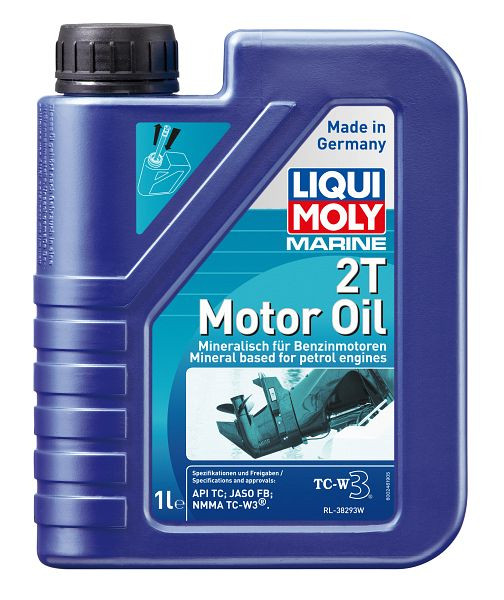 LIQUI MOLY Motoröl Marine 2T Motor Oil, Kanister Kunststoff, VE: 1 Liter, 25019