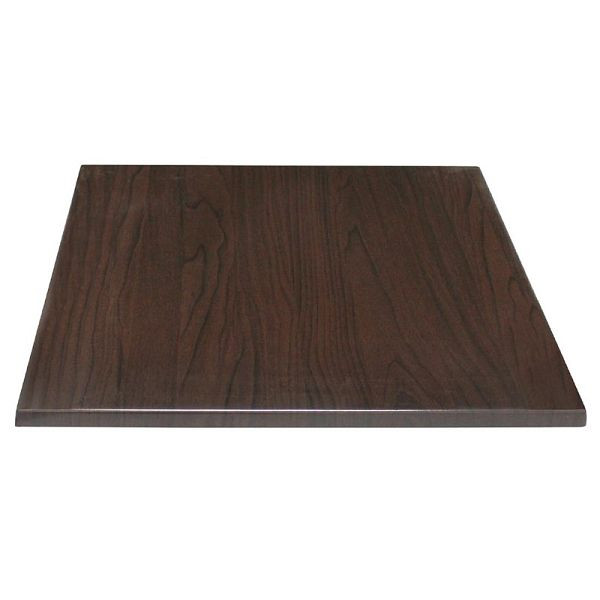 Bolero viereckige Tischplatte dunkelbraun 70cm, GG639