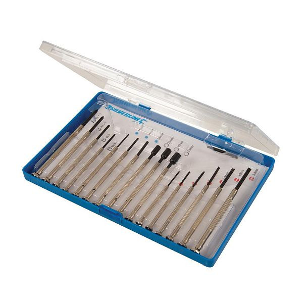 Silverline Präzisions-Schraubendreher, 16-tlg. Satz, 16-tlg, 633888