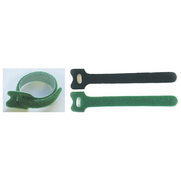 Haupa Klett Kabelbinder grün 210 x 16mm, VE: 20 Stück, 262766