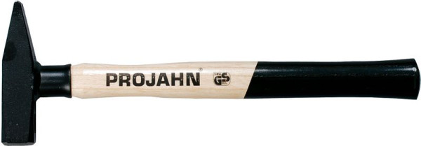 Projahn Schlosserhammer 500g mit Stielschutzhülse aus Kunststoff und Hickory Stiel, 2365