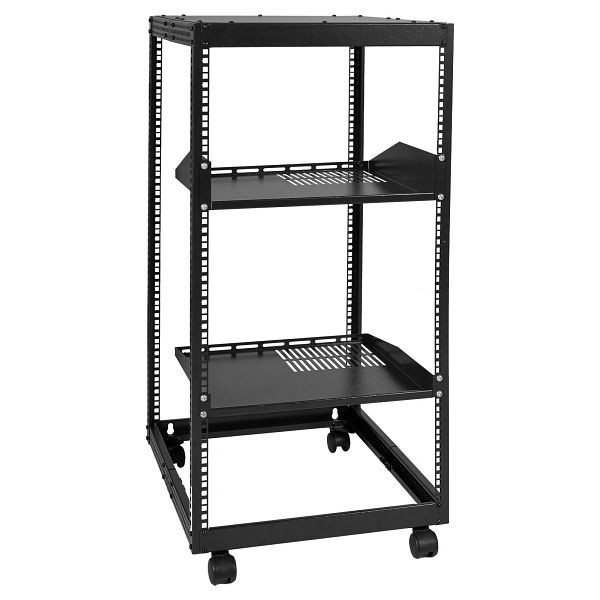 VEVOR 20U 4 Post Open Frame Server Rack Netzwerkgehäuse 23''-40'' verstellbar, KFSJJH20U2340PHVWV0
