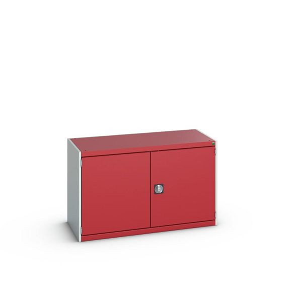 bott cubio Flügeltürschrank, BxTxH: 1300x525x800mm, RAL 7035/3004, Purpurrot, 40014009.24V