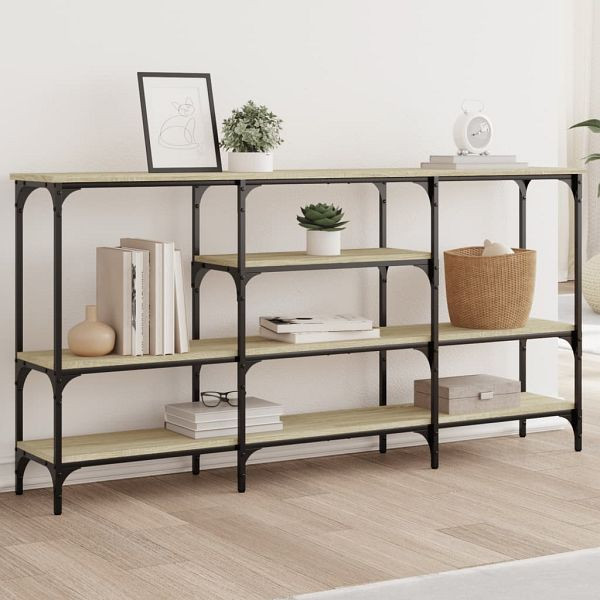 vidaXL Konsolentisch Sonoma-Eiche 160x29x80 cm Holzwerkstoff, 839064