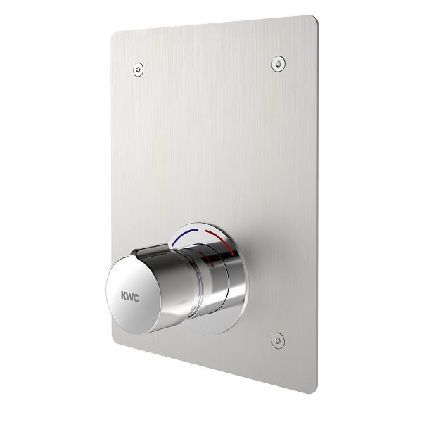KWC Duscharmatur, F5, hydraulisch gesteuert, Mischer, Unterputz, Fertigbauset, Spezialschrauben, 2030072468